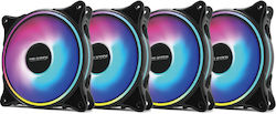 ProGaming PRG4FANS Case Fan 120mm 4τμχ ProGaming PRG4FANS Case Fan 120mm 4τμχ