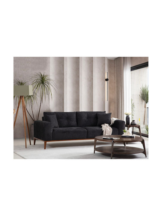 Sofa Del Atelier Three-Seater Couch Bed Anthrac...