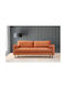Rome Cu trei locuri Canapea Orange 215x70x90cm.