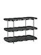 Fylliana Wooden Tiered Appetizer Stand 3 Tiers Black P40xL40xH80cm