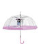 Chanos Umbrelă pentru copii Baston Roz cu diametrul de 61cm.