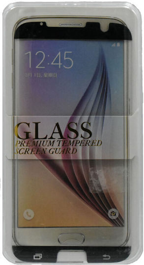 Full Face Tempered Glass Negru (Galaxy S7 Edge)