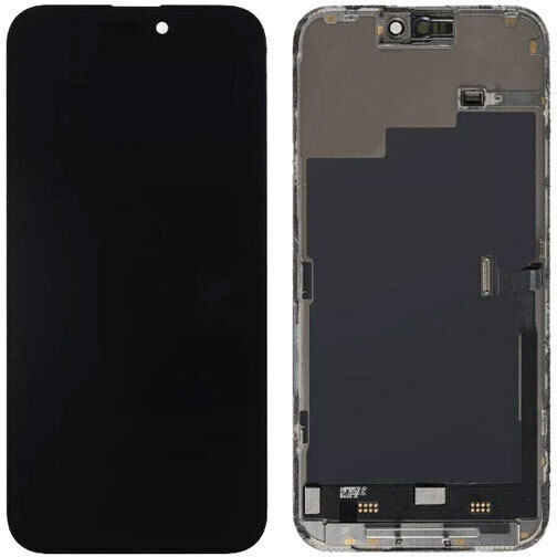 Οθόνη Soft με Μηχανισμό Αφής για iPhone 15 Pro (Μαύρο)