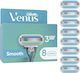 Venus Smooth Резервни глави с 3 остриета и лубр...