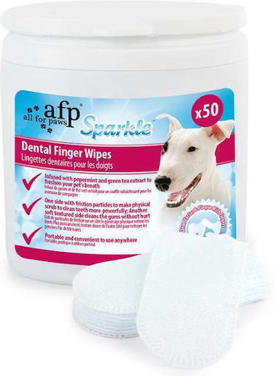 All For Paws Zahnpflege Ring Hund gegen Mundgeruch für Kleine Rassen mit Geschmack Minze