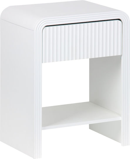 Zeplen Ξύλινο Λευκό 40x30x53cm 260-000026