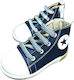 Gorgino Βαπτιστικά Δερμάτινα Sneakers Μπλε