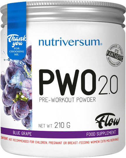 Nutriversum Преди Тренировъчен 2.0 Flow 210гр Синя Малина