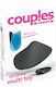 Couples Choice Flexible Lay-on Vibrator Mini Δονητής για Ζευγάρια με Απομακρυσμένο Έλεγχο 11.7cm Μαύρος