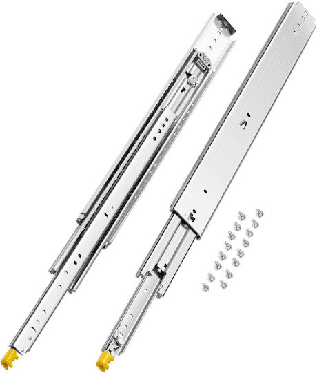 Vevor 1 Paar 18-60 Zoll Soft-Close Schubladenschienen Kugellager Vollauszug