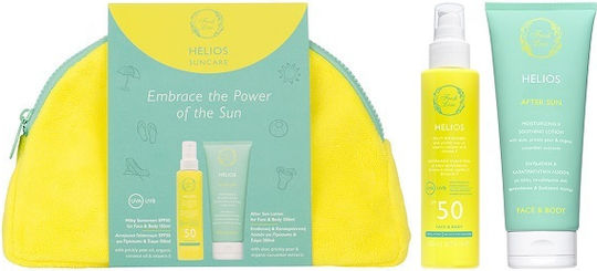 Fresh Line Helios Σετ με Αντηλιακό Προσώπου & Σώματος, After Sun & Νεσεσέρ SPF50 3τμχ