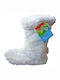 Kinderhausschuhe Stiefel Weiß