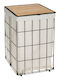 Wäschekorb Bamboo 72l mit Deckel 40x30x60cm Beige
