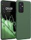 Umschlag Rückseite Silikon Dark Green (Oppo Find X5 Lite)