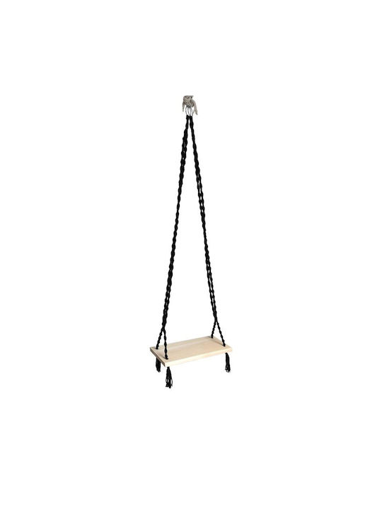 Fl620 Hängesessel Hölzernes L50xB20xH200cm Schwarz Fl620 Hängesessel Hölzernes L50xB20xH200cm Schwarz
