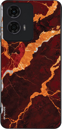 Θήκη Sonique Marble Series Motorola Moto G04 4g Moto G04s 4g Moto G24 4g Moto E14 4g Κόκκινο