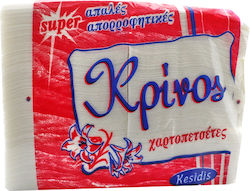 Krinos Luxury Paper Napkins 1/4 Fold 2-ply 33x33cm 400pcs White