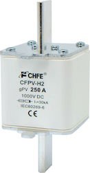 Ασφαλεια Μαχαιρωτη Φωτοβολταϊκων H2 250a 1000vdc Gpv Cfpv-h2 Chf