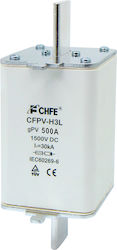 Photovoltaik-Messer-Sicherung H3 500A 1500VDC GPV CFPV-H3L CHF