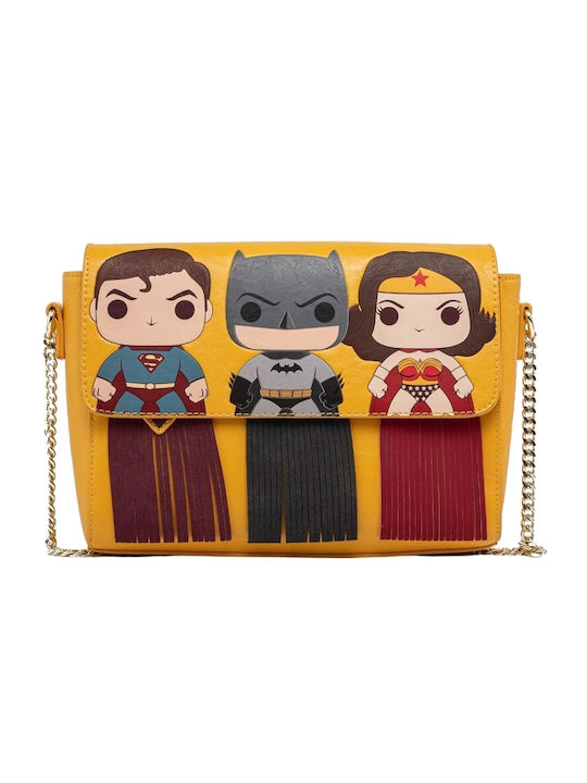 Чанта през рамо Loungefly Dc Comics с ресни и наметала