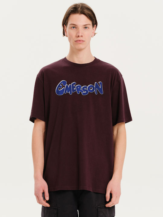 Emerson T-shirt Μπορντό