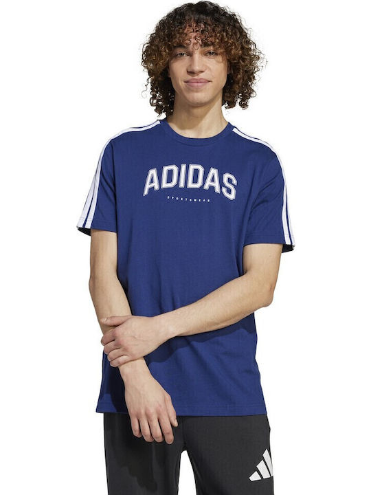 adidas Linear Graphic T-shirt Μπλε