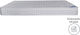Interium Silver Rest Einzel Orthopädisch Matratze Schaum Rollenverpackung 90x200cm
