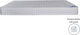 Interium Silver Rest Über-Doppel Orthopädisch Matratze Schaum Rollenverpackung 160x200cm