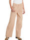 Women's Jean Trousers in Straight Line Beige