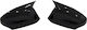 Set 2 Capace Oglindă Stil Batman Idealstore Renault Megane III 2008-2016 Culoare Negru Pian Negru Lucios Instalare Ușoară Rezistent la UV Material Premium