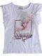 Kids Top Short-sleeved White Frozen