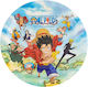 One Piece Party Plates 8 Pcs