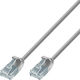 Techly U/UTP Cat.6 (Gigabit) Καλώδιο Δικτύου Ethernet 3m Γκρι