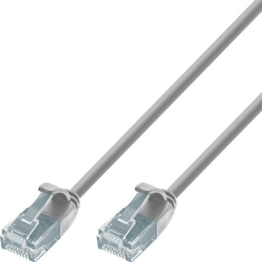 Techly U/UTP Cat.6 (Gigabit) Καλώδιο Δικτύου Ethernet 3m Γκρι