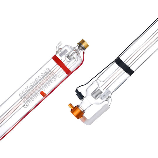 Vevor 90W CO2-Laserröhre 49,2 Zoll 1250 mm Laserschneidröhre Borosilikatglas