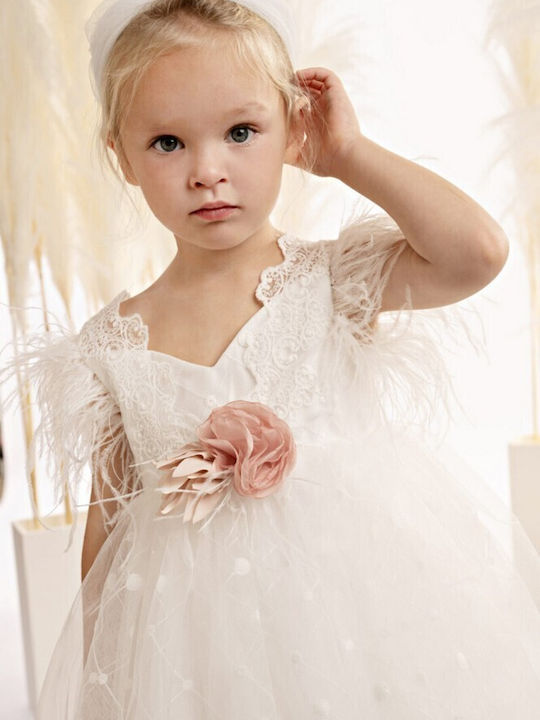 Baby Bloom White Lace Baptism Dress