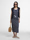 Midi Dress Dark Blue