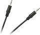 Καλώδιο Ήχου 3.5mm male - 3.5mm male Μαύρο 1.8m KPO2743-1,8