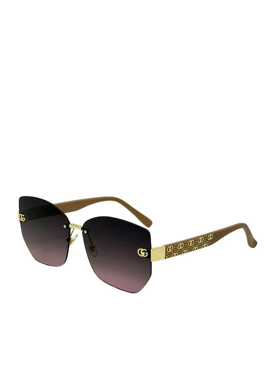 SeeVision Sunglasses Χρυσά with Metal Frame & Multicolour Lens