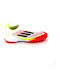 F50 League Ll Tf J Kids Turf Soccer Shoes without Laces Cloud White / Core Black / Solar Yellow