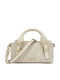 T Buckles Silhouette Damentasche Umhängetasche Beige