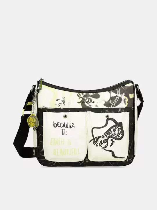 Women's Messenger Bag Black / White