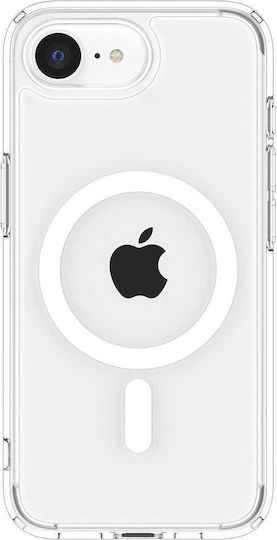 Spigen Crystal Hybrid (MagFit) Back Cover Silicon / Plastic Transparent Pentru iPhone 17e / 16e