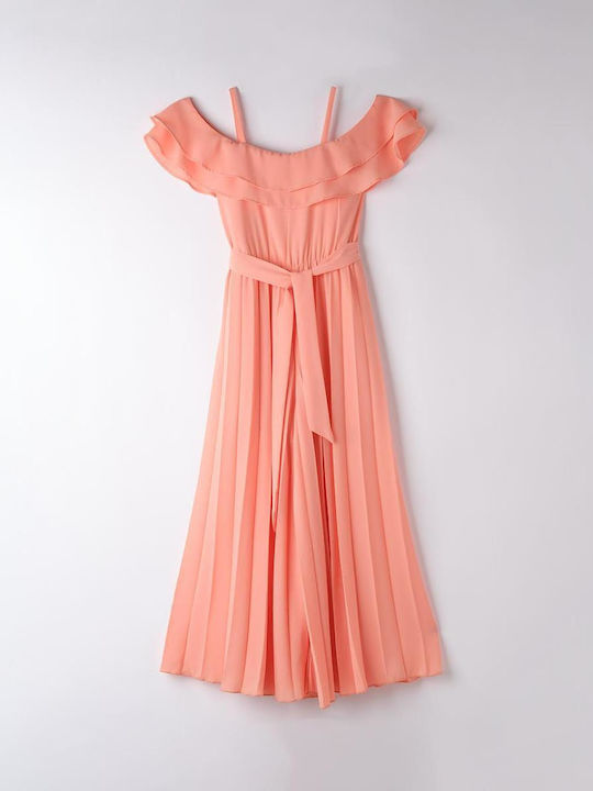 Kids' Fabric Jumpsuit Pink