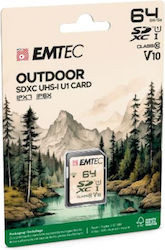 Emtec SDXC 64GB Клас 10 U1 V10 UHS-I