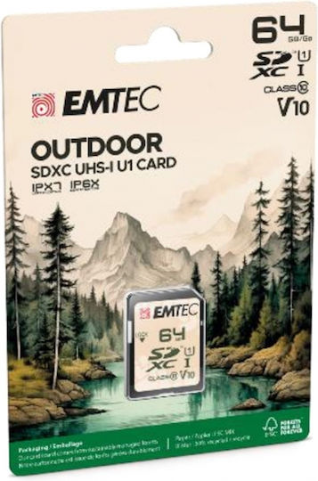 Emtec SDXC 64GB U1 V10 UHS-I 100MB/s