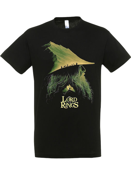 Ανδρικό Μπλουζάκι Μαύρο Lord Rings Dp0805