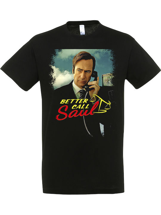 Ανδρικό Μπλουζάκι Μαύρο Better Call Saul Dp0759