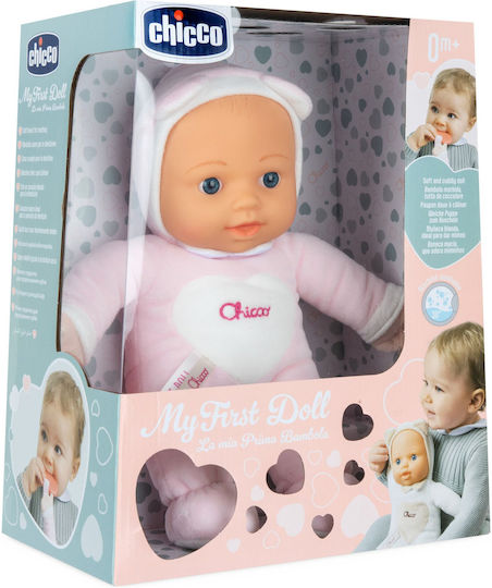 Chicco Бебешка Кукла First Doll за 0+ Години