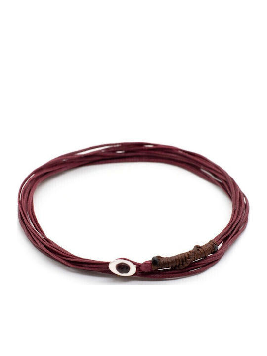 Bracelet "Round Me Up" Bordeaux